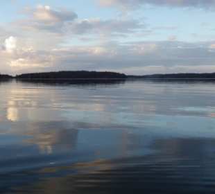 Der Vätternsee im Abendlicht