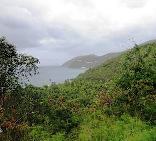 Blick auf das Meer von oben