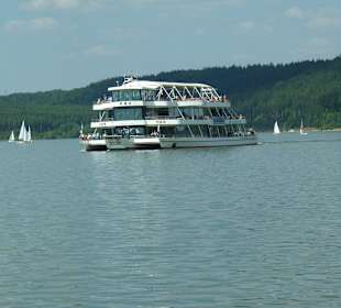 Eine Fahrt auf dem Schiff MS Brombachsee