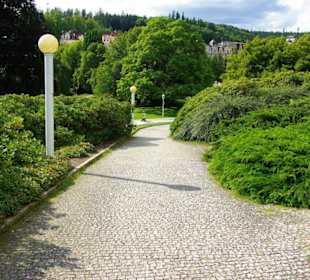 Im Kurpark unterwegs