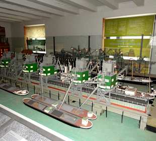 Die Bremer Getreideanlage im Modell