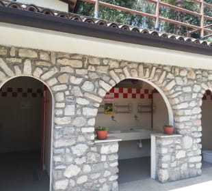 Waschplatz und Sanitärbereich  Camping & Bungalows Nanzel