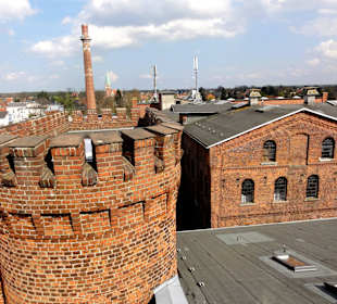 Blick von der Plattform der Felto Filzwelt