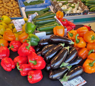 Impressionen vom Wochenmarkt Norden