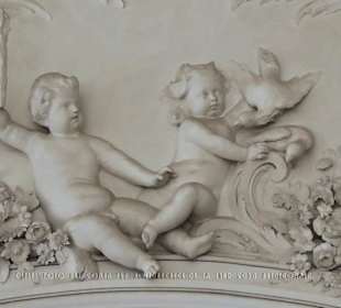 Detail Stuckdekor im Weißen Saal