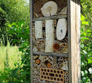 Insektenhotel in den Gärten