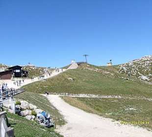 Auf dem Berg angekommen