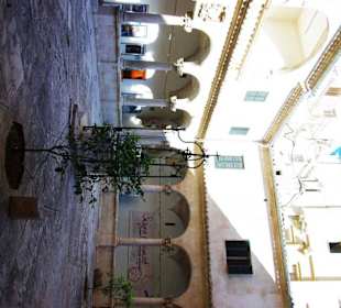 Innenhof beim Ausgang