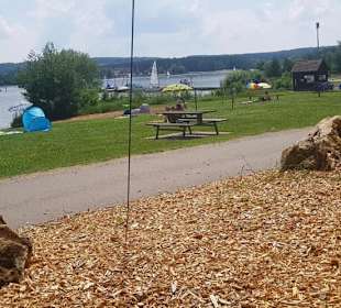 Vom Strandrestaurant aus