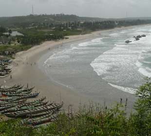 Der Strand vom Amsterdam Fort aus 