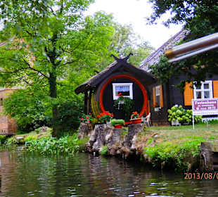 Auf der Kahnfahrt durch den Spreewald