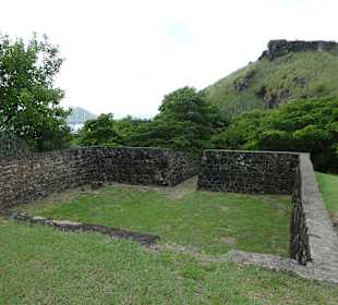 Blick auf Fort Rodney