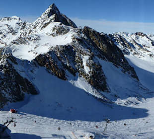 Blick von der Gipfelplattform Gletscher