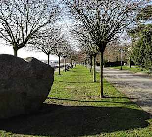 Im März an der Vegesacker Weserpromenade