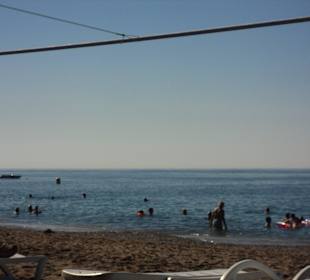 Hoteleigener Strandabschnitt
