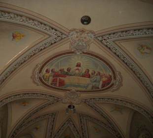 Deckenfresco Abendmahl