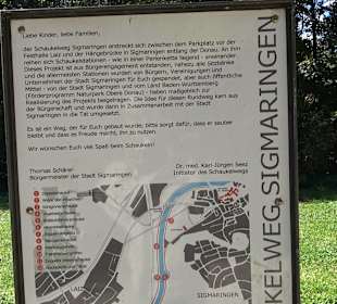 Schaukelweg an der Donau