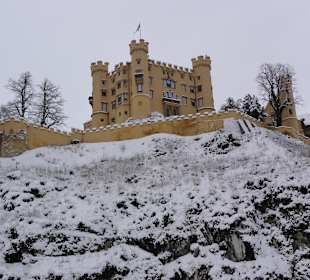 Schloß Hohenschwangau im Winter