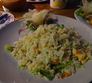 Köstliches Essen im Blue Mist