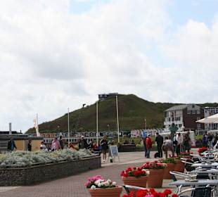 Widok na uliczki Helgolandu