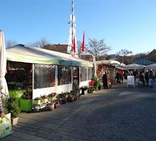 Blick zum Viktualienmarkt
