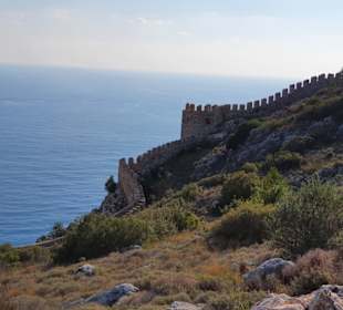 Burg Alanya - Blick auf das Meer
