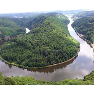 Aussichtspunkt Cloef (Blick zur Saarschleife)