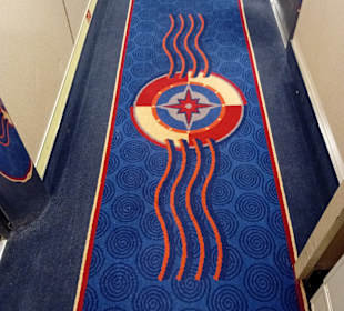 Schicker Teppich im Flur