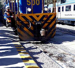Bahnhof Stadt Ollantaytambo
