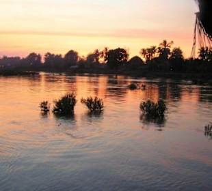 Sonnenuntergang auf Don Khone