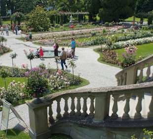 Różany ogród w stylu włoskim