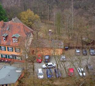 Gebäude mit Parkplätze