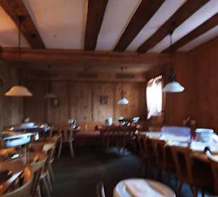 Frühstücksbereich abgetrennt