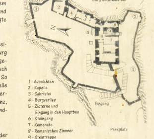 Grundriss der Burg