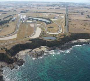 Philip Island vom Helikoper aus