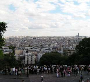 Blick von Scre Coeur auf Paris