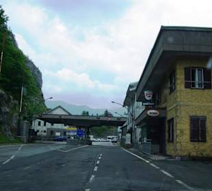 Plöckenpass an der Grenze