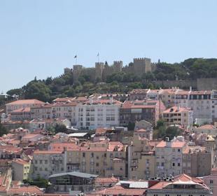Ausblick vom Elevador de Santa Justa