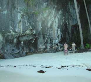 Diese Felsen sind beeindruckend beim lunch