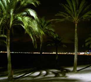 Playa de Palma von S'Arenal aus gesehen