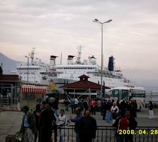 3 Passagierschiffe im Hafen von Alanya