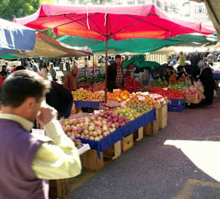 Freitags ist Markttag in Alanya