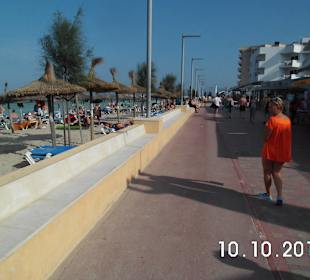 Promenade mit Strand