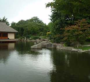Teehaus im japanischen Garten