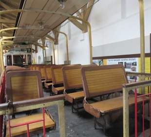 Im Museum des öffentlichen Peronennahverkehrs