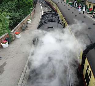 Umspannen der Dampflok