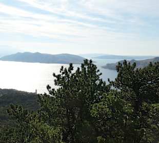 Bei einer schönen Bergwanderung bei Baška