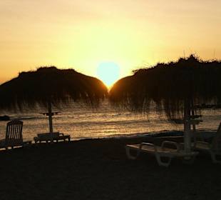 Abend am schönsten Strand der Insel