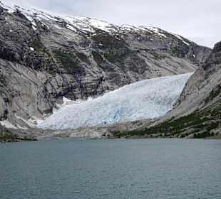 Auf dem Gletschersee