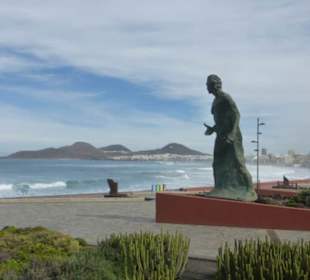 An der Plaza de Los Jardines del Atlántico